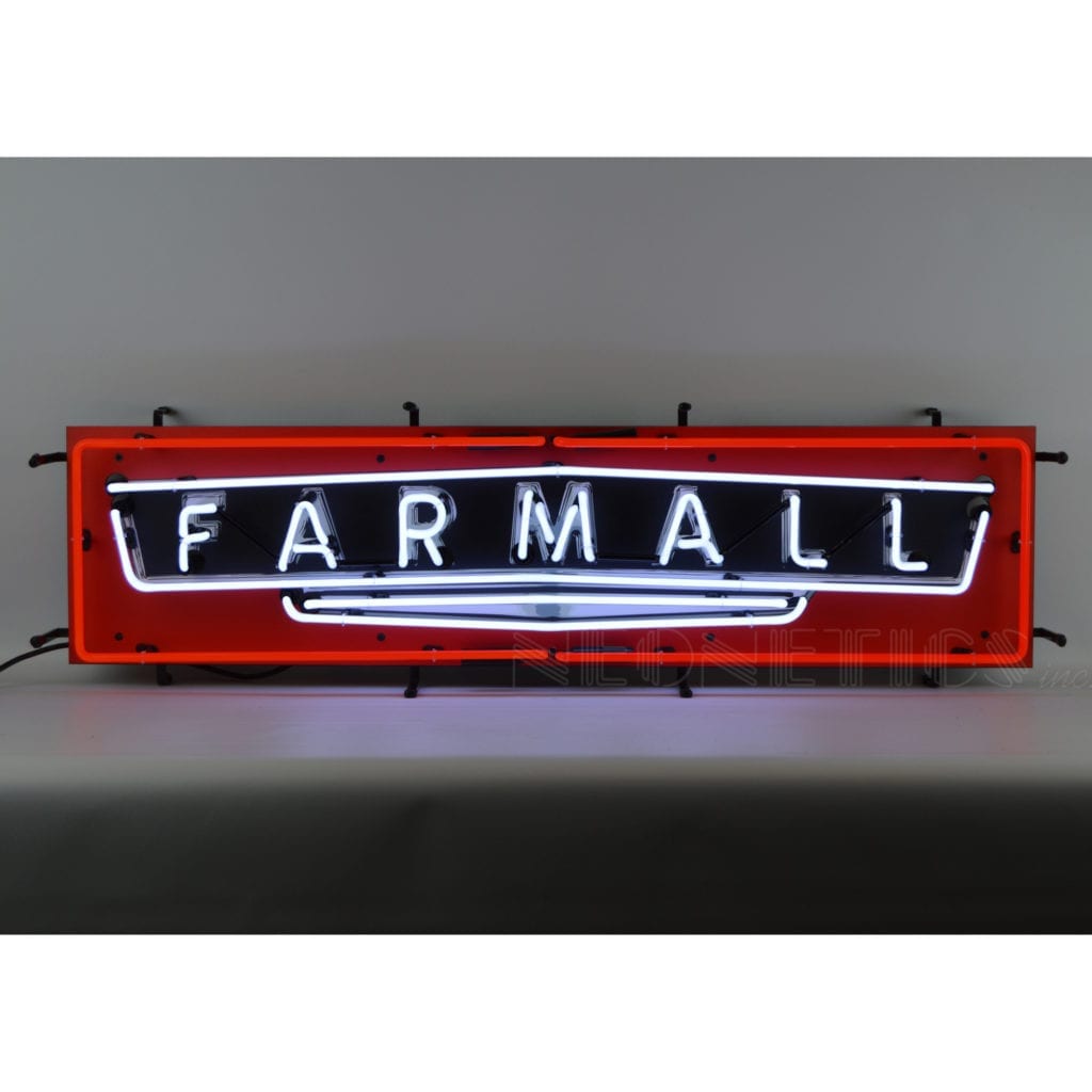 INTERNATIONAL HARVESTER - FARMALL EMBLEM NEON SIGN - 5CASER - Neonetics