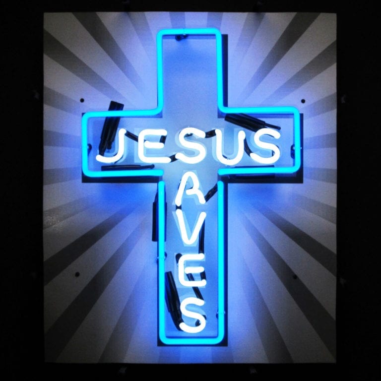 JESUS SAVES NEON SIGN - 5JSAVES - Neonetics